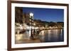 Promenade at Venetian Port, Chania, Crete, Greek Islands, Greece, Europe-Markus Lange-Framed Photographic Print