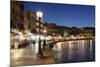 Promenade at Venetian Port, Chania, Crete, Greek Islands, Greece, Europe-Markus Lange-Mounted Photographic Print