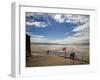 Promenade, Beach and Distant Brownstown Head, Tramore, County Waterford, Ireland-null-Framed Photographic Print