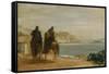 Promenade Beside the Sea, Ca 1860-Edgar Degas-Framed Stretched Canvas