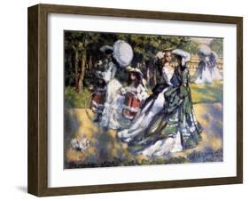 Promenade, C1911-Charles Guerin-Framed Giclee Print