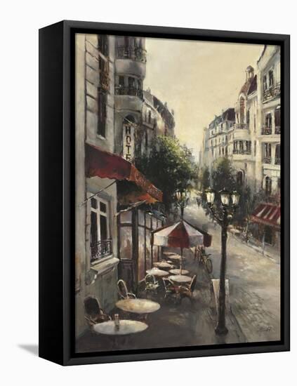 Promenade Cafe-Brent Heighton-Framed Stretched Canvas