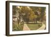 Promenade, Chautauqua, New York-null-Framed Art Print