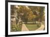 Promenade, Chautauqua, New York-null-Framed Art Print