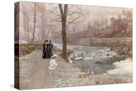Promenade d'Hiver-Marie Francois Firmin-Girard-Stretched Canvas