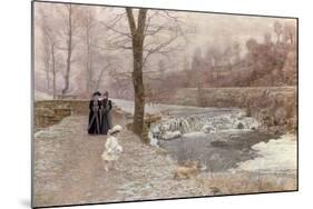 Promenade d'Hiver-Marie Francois Firmin-Girard-Mounted Giclee Print