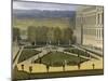 Promenade de Louis XIV en vue du Parterre du Nord dans les jardins de Versailles vers 1688-Etienne Allegrain-Mounted Giclee Print