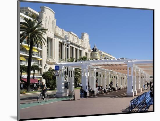 Promenade Des Anglais, Nice, Alpes Maritimes, Provence, Cote D'Azur, French Riviera, France, Europe-Peter Richardson-Mounted Photographic Print
