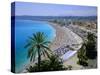 Promenade Des Anglais, Nice, Cote d'Azur, Alpes-Maritimes, Provence, France, Europe-Roy Rainford-Stretched Canvas