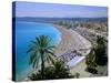 Promenade Des Anglais, Nice, Cote d'Azur, Alpes-Maritimes, Provence, France, Europe-Roy Rainford-Stretched Canvas