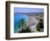 Promenade Des Anglais, Nice, Cote d'Azur, Alpes-Maritimes, Provence, France, Europe-Roy Rainford-Framed Photographic Print