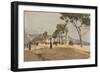 Promenade Des Anglais, Nice-Fausto Zonaro-Framed Giclee Print