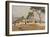 Promenade Des Anglais, Nice-Fausto Zonaro-Framed Giclee Print