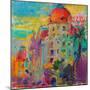 Promenade Des Anglais, Sunset, 2023 (Oil on Canvas)-Peter Graham-Mounted Giclee Print