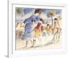 Promenade des Anglais-Michel Boulet-Framed Giclee Print