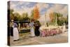 Promenade Des Enfants-Timoleon Marie Lobrichon-Stretched Canvas