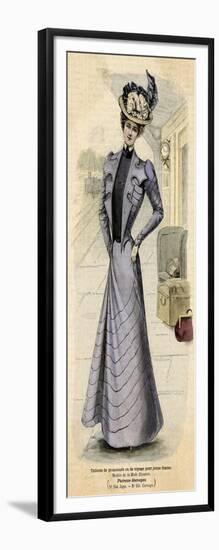 Promenade Dress 1899-null-Framed Art Print