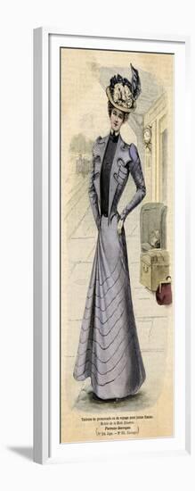 Promenade Dress 1899-null-Framed Art Print