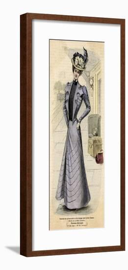 Promenade Dress 1899-null-Framed Art Print