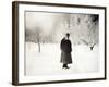 Promenade Hivernale De Leon Tolstoi (1828-1910). Photographie a L'albumine De Sophia Andreevna Tols-Sophia Andreevna Tolstaya-Framed Giclee Print