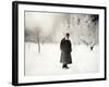 Promenade Hivernale De Leon Tolstoi (1828-1910). Photographie a L'albumine De Sophia Andreevna Tols-Sophia Andreevna Tolstaya-Framed Giclee Print