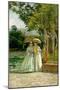 Promenade in a Garden-Silvestro Lega-Mounted Giclee Print