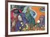 Promenade In Arles-Vincent van Gogh-Framed Art Print