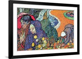 Promenade In Arles-Vincent van Gogh-Framed Art Print