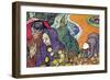 Promenade In Arles-Vincent van Gogh-Framed Premium Giclee Print