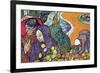 Promenade In Arles-Vincent van Gogh-Framed Art Print