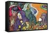 Promenade In Arles-Vincent van Gogh-Framed Stretched Canvas