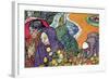 Promenade In Arles-Vincent van Gogh-Framed Art Print