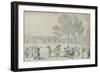 'Promenade in the Green Park, 1808', (1920)-Thomas Rowlandson-Framed Giclee Print