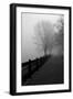 Promenade in the Mist-null-Framed Art Print