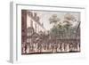 Promenade in the Turkish Garden, Boulevard Du Temple, 1810-Jean Pierre Marie Jazet-Framed Giclee Print