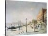 Promenade in Venice-Etienne Leroy-Stretched Canvas