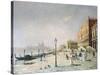 Promenade in Venice-Etienne Leroy-Stretched Canvas