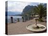 Promenade, Menaggio, Lake Como, Lombardy, Italian Lakes, Italy, Europe-Frank Fell-Stretched Canvas