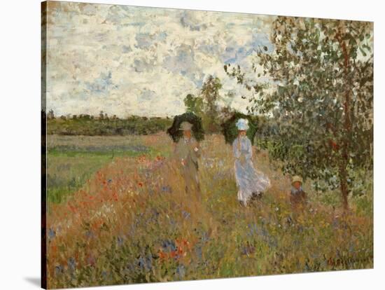 Promenade Near Argenteuil, 1873-Claude Monet-Stretched Canvas