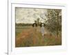 Promenade Near Argenteuil, 1873-Claude Monet-Framed Giclee Print