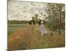 Promenade Near Argenteuil, 1873-Claude Monet-Mounted Giclee Print