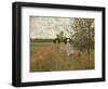 Promenade Near Argenteuil, 1873-Claude Monet-Framed Giclee Print