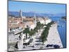 Promenade of the Medieval Town of Trogir, Unesco World Heritage Site, North of Split, Croatia-Richard Ashworth-Mounted Photographic Print