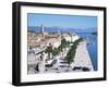 Promenade of the Medieval Town of Trogir, Unesco World Heritage Site, North of Split, Croatia-Richard Ashworth-Framed Photographic Print