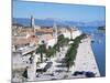 Promenade of the Medieval Town of Trogir, Unesco World Heritage Site, North of Split, Croatia-Richard Ashworth-Mounted Photographic Print