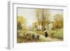 Promenade on an Autumn Day-Marie Francois Firmin-Girard-Framed Giclee Print