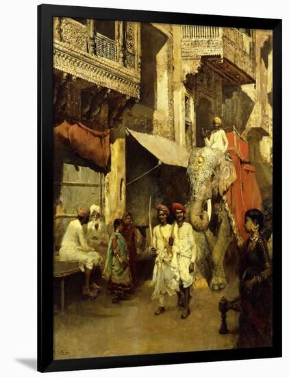 Promenade on an Indian Street-Edwin Lord Weeks-Framed Giclee Print