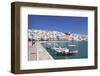 Promenade on Seafront, Sitia, Eastern Crete, Crete, Greek Islands, Greece, Europe-Markus Lange-Framed Photographic Print