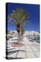 Promenade on Seaside, Sitia, Eastern Crete, Crete, Greek Islands, Greece, Europe-Markus Lange-Stretched Canvas