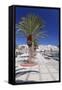 Promenade on Seaside, Sitia, Eastern Crete, Crete, Greek Islands, Greece, Europe-Markus Lange-Framed Stretched Canvas